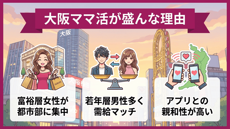 大阪のママ活が盛んな理由