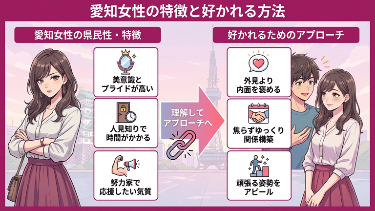 愛知の女性の特徴と好かれる方法
