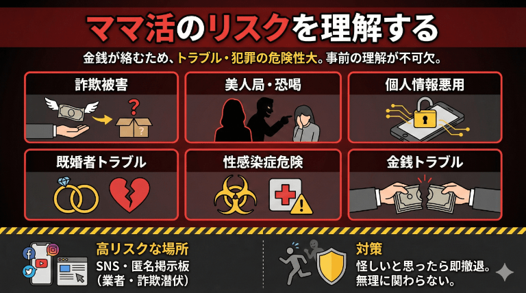 ママ活のリスクを理解する