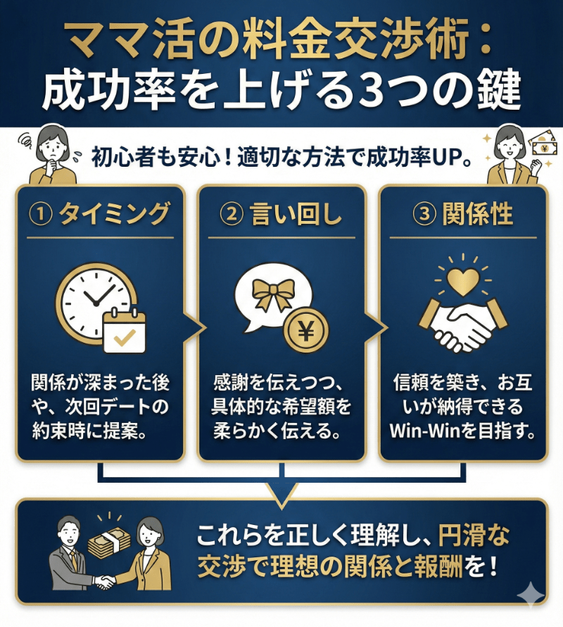 ママ活の料金交渉術