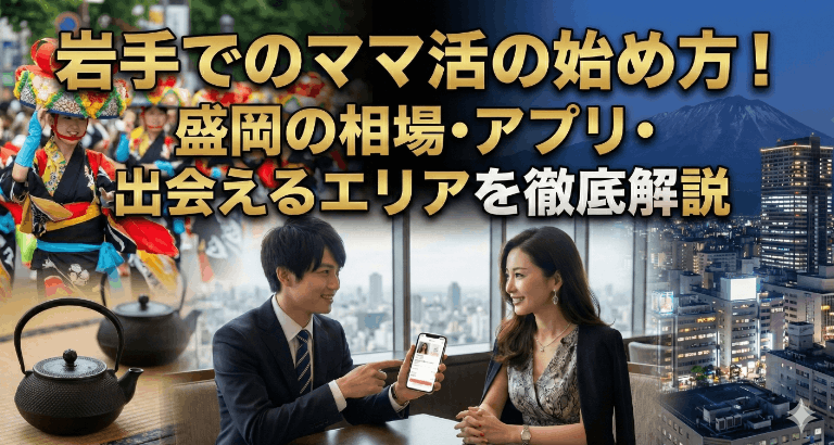 岩手でのママ活の始め方！盛岡の相場・アプリ・出会えるエリアを徹底解説