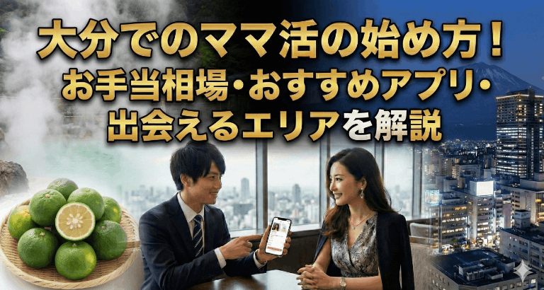 大分でのママ活の始め方！お手当相場・おすすめアプリ・出会えるエリアを解説