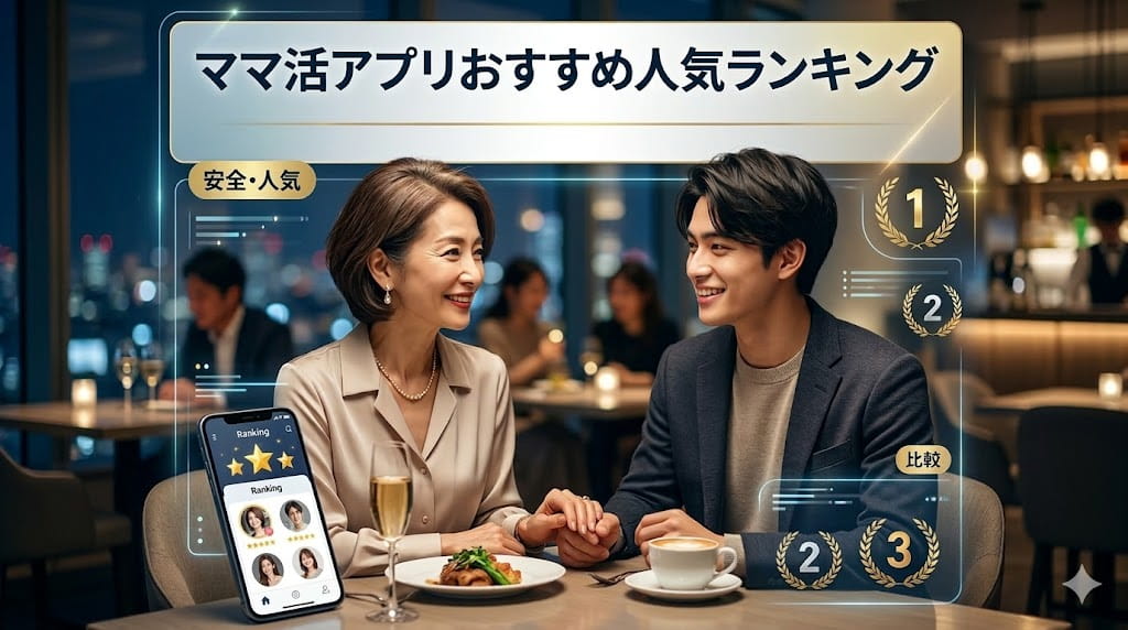 ママ活アプリおすすめ人気ランキング10選